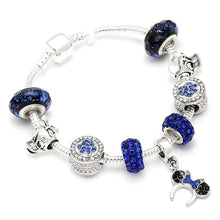 Load image into Gallery viewer, Mickey Minnie Charm Bracelet