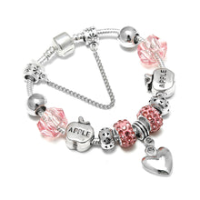 Load image into Gallery viewer, Copy of Apples Heart Charm Bracelet