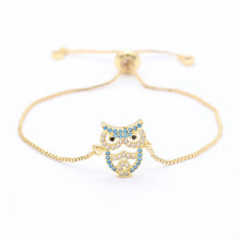 Load image into Gallery viewer, Cute Cubic Zirconia Bee Charm Bracelets