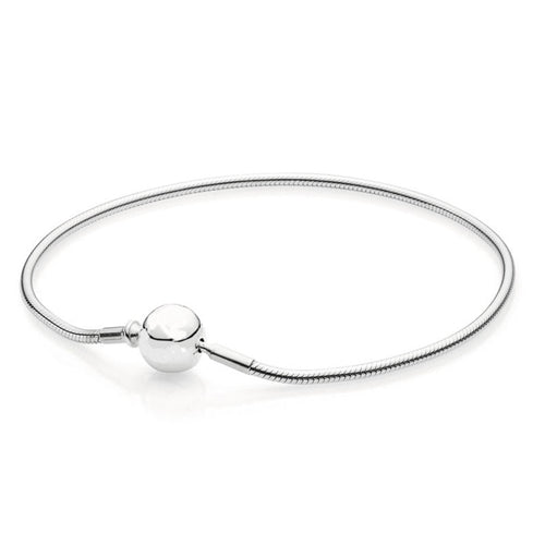 Silver Bracelet Ball Clasp Suitable Essence Collection Bracelet